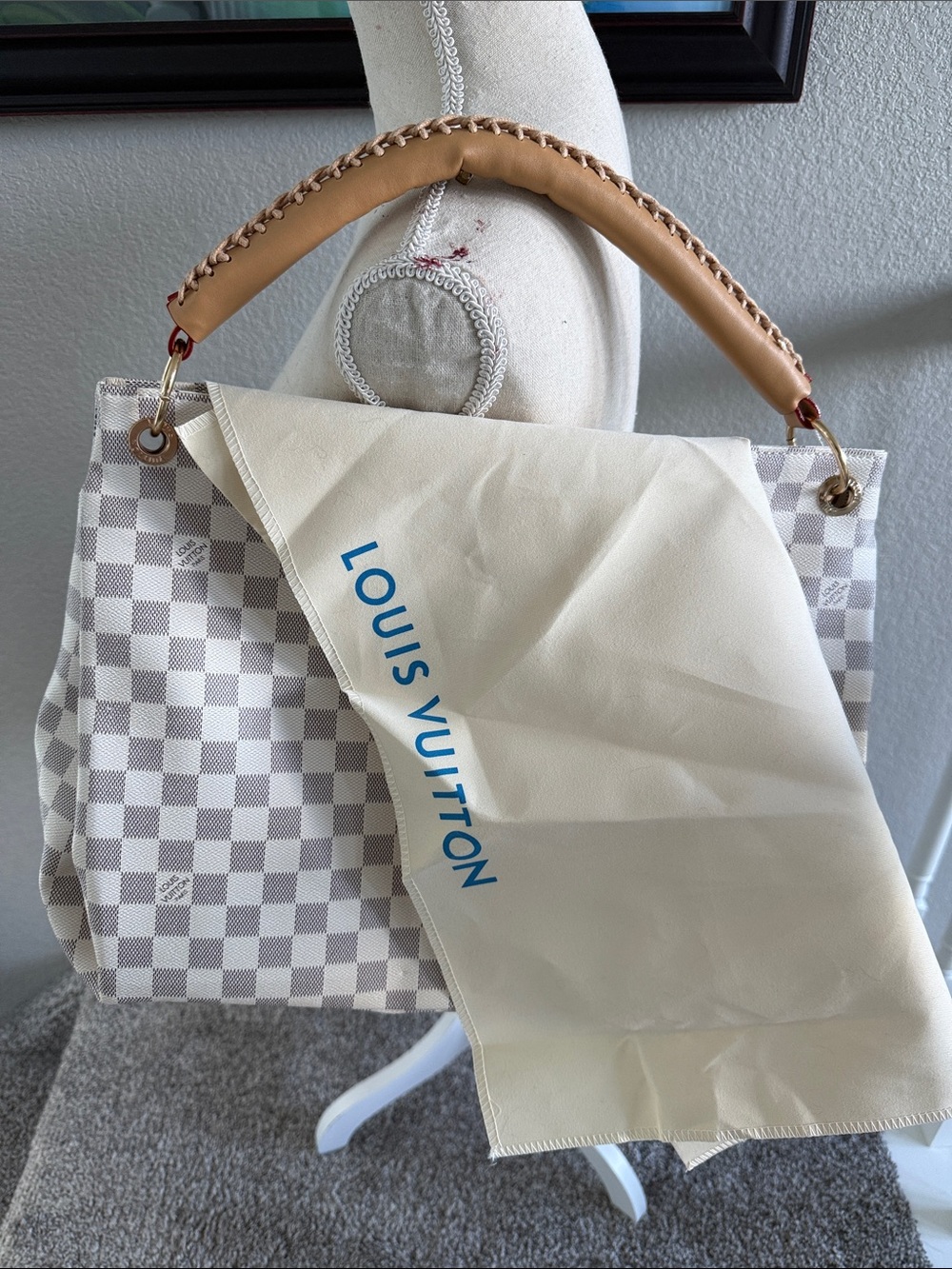 NWT Slouchy Checkerboard Hobo Bag with Braided Handle – Brand New - Picture 2 of 15